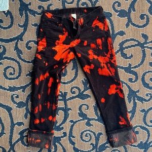 Custom Tie dye chord pants